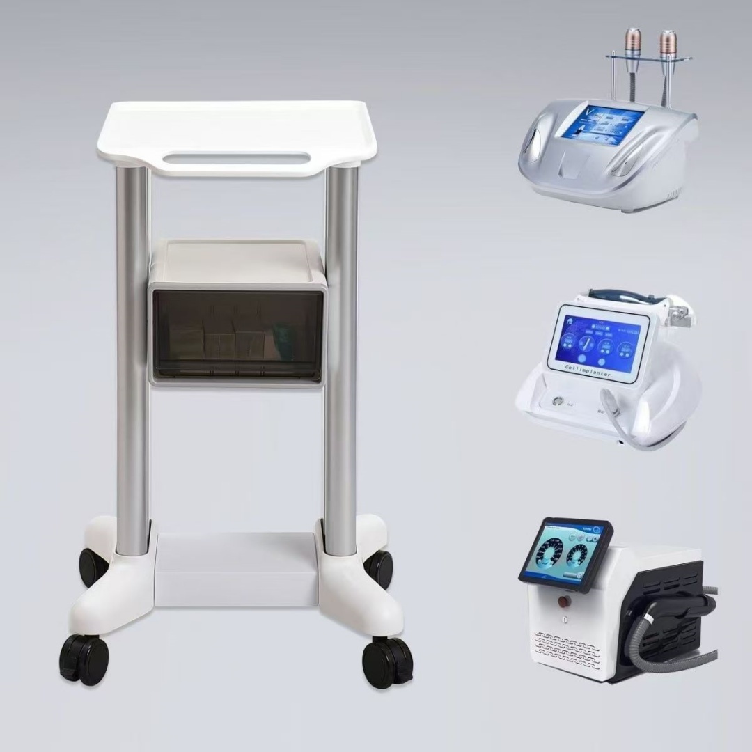 Medical Lab Ultrasound - Medical Trolley Storage Cart With Removable