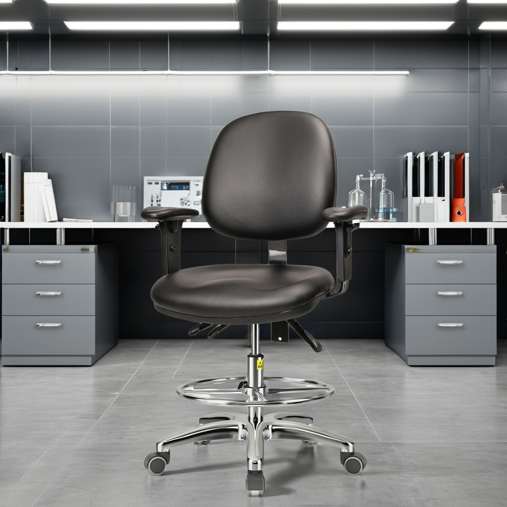 Medical Lab Ultrasound - Durable leather medical examination chair, suitable